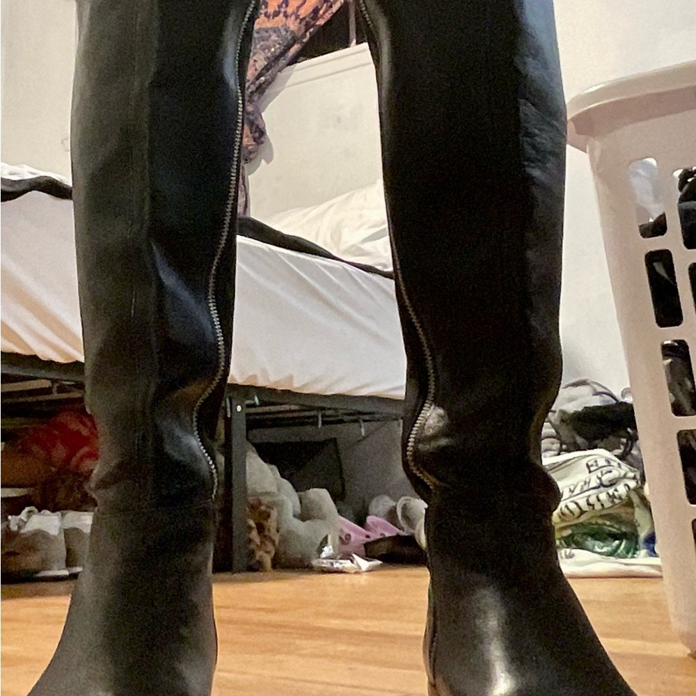 Michael Kors Black Leather Women's Boots
